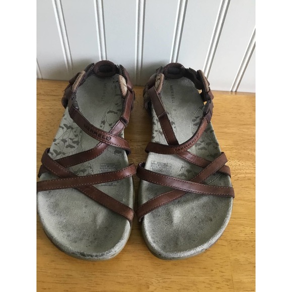 Merrell San Remo Brown Womens Sandals sz 8 - Picture 2 of 5